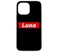 Luna 90's Streetwear Y2K Outfit personnalisé nom Cadeau pour Lunas Coque pour iPhone 13 Pro Max