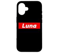 Luna 90's Streetwear Y2K Outfit personnalisé nom Cadeau pour Lunas Coque pour iPhone 16