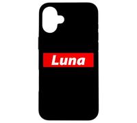 Luna 90's Streetwear Y2K Outfit personnalisé nom Cadeau pour Lunas Coque pour iPhone 16 Plus
