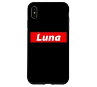 Luna 90's Streetwear Y2K Outfit personnalisé nom Cadeau pour Lunas Coque pour iPhone XS Max