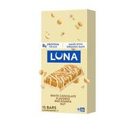 Luna Bar White Chocolate Macadamia 15 Count