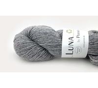 Luna by Permin - 100% laine vierge recyclée (sans mulesing et Öko-Tex) (37 gris cendré)