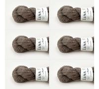Luna by Permin Lot de 6 pelotes de laine vierge 100% recy sans mulesing et Öko-Tex) (29 beige clair)