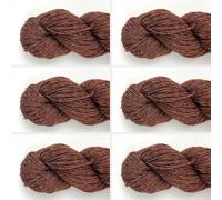 Luna by Permin Lot de 6 pelotes de laine vierge 100% recy sans mulesing et Öko-Tex) (38 noix)