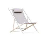 Luna - Chilienne en aluminium et textilène Sol (Lot e 2)