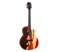 Luna guitars VISTA MUSTANG Guitare electro-acoustique Grand Auditorium