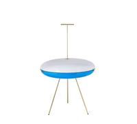 Luna Lampadaire Horizontal Laiton & Blanc/ Bleu