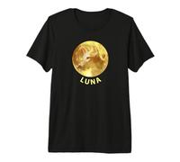 Luna Le Chien et la Lune T-Shirt Haut de Gamme