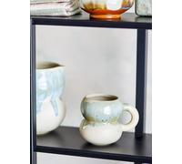 Luna - Lot de 4 Mugs - Bleu - Grès