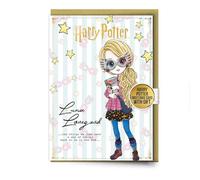 Luna Lovegood Carte de vœux avec pinbadge