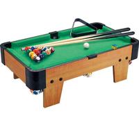 Luna Mini-billard de table Jeu de billard Table d'appui +3J bois
