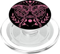 Luna Moth and Moon Phases Esthétique Style & Mode Dames PopSockets PopGrip pour MagSafe