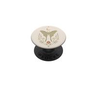 Luna Moth Celestial Botanique Boho Pastel Nature Art PopSockets PopGrip Adhésif