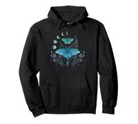 Luna Moth Emerald Mystical Whimsigoth Art Episodique Dessin Sweat à Capuche