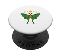 Luna Moth Lover Moon Phases Insect Cottagecore Aesthetic PopSockets PopGrip Adhésif