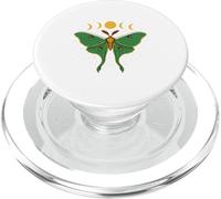 Luna Moth Lover Moon Phases Insect Cottagecore Aesthetic PopSockets PopGrip pour MagSafe
