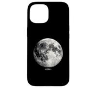 Luna Pleine Lune Gothique Astronomie Science Sélénophile Coque pour iPhone 15