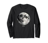 Luna Pleine Lune Gothique Astronomie Science Sélénophile Manche Longue