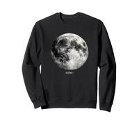 Luna Pleine Lune Gothique Astronomie Science Sélénophile Sweatshirt