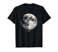 Luna Pleine Lune Gothique Astronomie Science Sélénophile T-Shirt