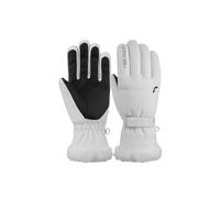 Luna R-TEX® XT with Waterproof and Breathable Membrane, Pleasantly Warm Ski Gloves, Snow Gloves, White, 8.5