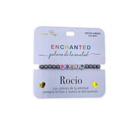 Luna Roy Bracelet de l'amitié avec prénoms, taille unique, Acier inoxydable Plastique, Pas de gemme
