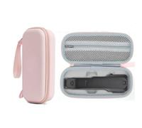 Luna Ultra Étui de transport rigide de voyage pour Insta360 Luna Ultra Creator Combo accessoires, sac de rangement portable étanche en polyuréthane avec dragonne, rose, Simple et facile