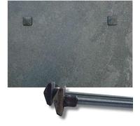LUNA WAY CAST IRON - Grappes de Fixation Murale | Robustes et Fiables | Installation Facile | Fonte Durable, Gris