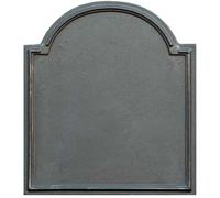 LUNA WAY CAST IRON - Plaque de Cheminée en Fonte | Stocke et Réflète la Chaleur | Durabilité | Protection et Esthétique | Installation Facile, Gris, 60 x 60 cm, Fonte