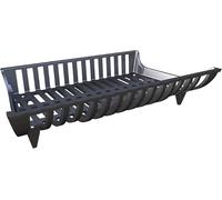 LUNA WAY CAST IRON - Porte-bûches en fonte | Design moderne et intemporel | Améliore le tirage de la cheminée | Sécurité | Facile à nettoyer - Dim. av 60 post. 48 x 40 x 15 h cm (Pieds Linéaires)