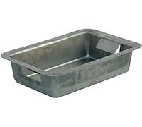 LUNA WAY CAST IRON - Tiroir amovible cendrier en tôle imprimée | Résistant aux températures élevées | Facile à nettoyer | Grille non comprise, gris, 24 x 19 cm, hauteur 7 cm