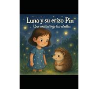Luna y su amigo erizo: Una amistad bajo las estrellas