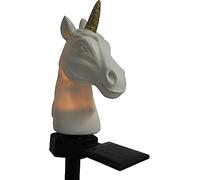 Luna24 simply great ideas... Lampe solaire licorne, éclairage de jardin animal fabuleux 16638, une lampe solaire exceptionnelle, décoration de jardin, prise de jardin.