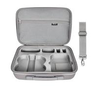 Lunaanda Sac de Transport pour DJI Neo, Étui de Rangement Portable Compatible avec DJI Neo Fly More Combo, Sac de Voyage en PU avec Bandoulière pour Drone, Télécommande, Batteries et Accessoires