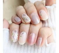 Lunacaca - Memory Flower Shop Nail Art Stickers 24 pcs