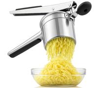 LunaCozy Grand Presse-purée en acier inoxydable robuste - Gadget de cuisine pour pommes de terre et légumes