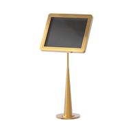 LUNAIZHUO Présentoir Extérieur, Porte Affiche en Acier Inoxydable Plaqué Titane, Porte Menu Restaurant pour Afficher Affiches et Œuvres D'art Dans les Centres Commerciaux, Écoles et Restaurants