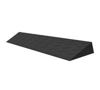 LUNAIZHUO Rampe de Seuil, Rampe Trottoir, Bande de Transition Antidérapante, Adaptée aux Fauteuils Roulants, Scooters, Chariots, Bordures et Marches(Black,99x12x5cm/39x4.7x2in)