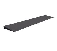 LUNAIZHUO Rampe de Seuil Universelles, Rampe pour Fauteuil Roulant, Patins Antidérapants en Plastique pour Portes, Escaliers, Marches, Aspirateurs Robots(Black,100x22x5cm/39x8.7x2in)