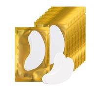 Lunamoon 100 Paire Patchs pour Extensions de Cils Patch de Cils Yeux Patchs Cils Pad Under Eye Pads for Eyelash Extensions Lash Lift Pads (Gold)