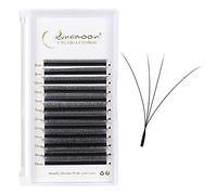 Lunamoon 4D Extension Cils 4D W Cils Préfait Bouquet(4D-0.07-C curl) | WW Cils,Volume Russe,Professionnel Premade Fans,Lash Extension,Naturel Wispy éventails Léger en Faux Cils,Gagner du Temps