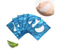Lunamoon 50 Paire Patchs Pour Extensions de Cils Gel Patch de Cils Forme de Bateau Gel Patch Non Pelucheux Gel Yeux Patchs Cils Pad Eye Masque Beauté Outil Under Eye Pads (Blue-Boat)
