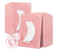 Lunamoon 50 Paire Patchs Pour Extensions de Cils Gel Patch de Cils Non Pelucheux Gel Yeux Patchs Cils Pad Under Eye Pads for Eyelash Extensions Lash Lift Pads (Butterfly-Pink)