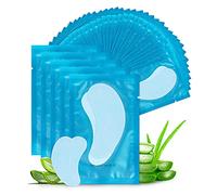 Lunamoon 50 Paire Patchs Pour Extensions de Cils Gel Patch de Cils Non Pelucheux Gel Yeux Patchs Cils Pad Under Eye Pads for Eyelash Extensions Lash Lift Pads (BLUE)