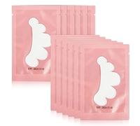 Lunamoon 50 Paire Patchs Pour Extensions de Cils Gel Patch de Cils Non Pelucheux Gel Yeux Patchs Cils Pad Under Eye Pads for Eyelash Extensions Lash Lift Pads (Flower-Pink)