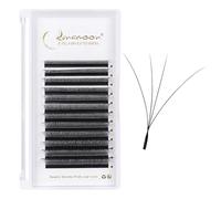 Lunamoon Extension Cils 4D W Cils Russe Volume Cils Individuels Cils Premade Fans Easy Fan Cils Eyelash Extensions de Cils (4D/0.07D 8mm)