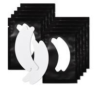 Lunamoon Patchs Pour Cils Eyelash Pads Patch Extension de Cils Yeux Patchs Cils Pad Eye Pads for Eyelash Extensions Lash Lift Pads 50 Paire (Butterfly-Black)