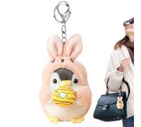 Lunaobrik animal relleno del, llavero de la sweat del, Lindo de, Llavero portátil de 10 cm/3,9 pulgadas avec colgante, decoración de llaveros para niños, rose, riferimento alla descrizione