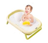 Lunaobrik Baignoire de voyage portable, baignoire pliable pour bébé - Baignoire de bain en silicone de dessin animé | Outils de douche pour bébé, isolation thermique double couche sensible à la