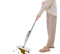 Lunaobrik Balai serpillère pour nettoyer le parquet, tête rotative à 360 °, outils de nettoyage réutilisables, serpillère pour sols en bois, stratifié, carreaux de céramique, coins, maison